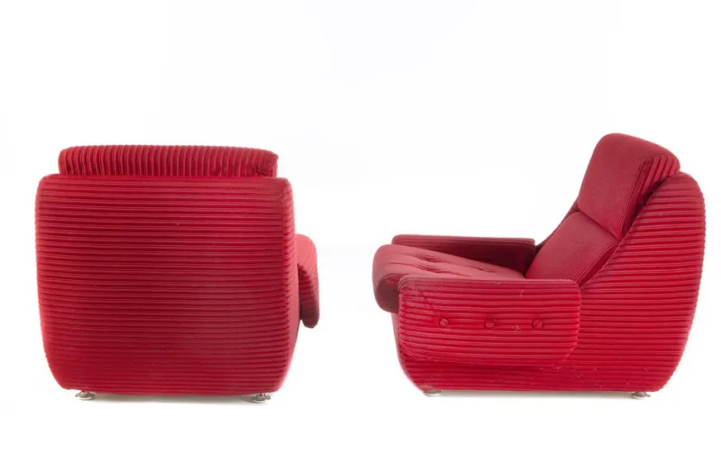 Pamono Living Room Set from Jitona, 1970, Set of 3> Living Room Sets