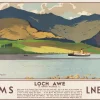 Pamono LMS LNER Loch Awe Travel Poster attributed to Norman Wilkinson, 1930s> Posters|Wall Decor