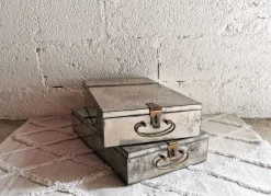 Pamono Locker Boxes from Lips Vago, 1920s, Set of 2> Trunks Crates & Baskets