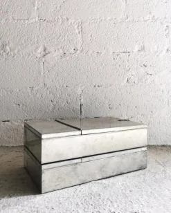 Pamono Locker Boxes from Lips Vago, 1920s, Set of 2><noscript><img width=