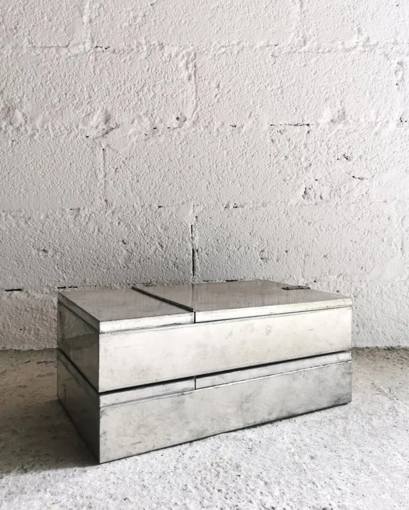 Pamono Locker Boxes from Lips Vago, 1920s, Set of 2> Trunks Crates & Baskets