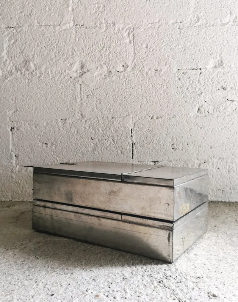 Pamono Locker Boxes from Lips Vago, 1920s, Set of 2> Trunks Crates & Baskets