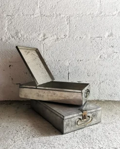 Pamono Locker Boxes from Lips Vago, 1920s, Set of 2><noscript><img width=