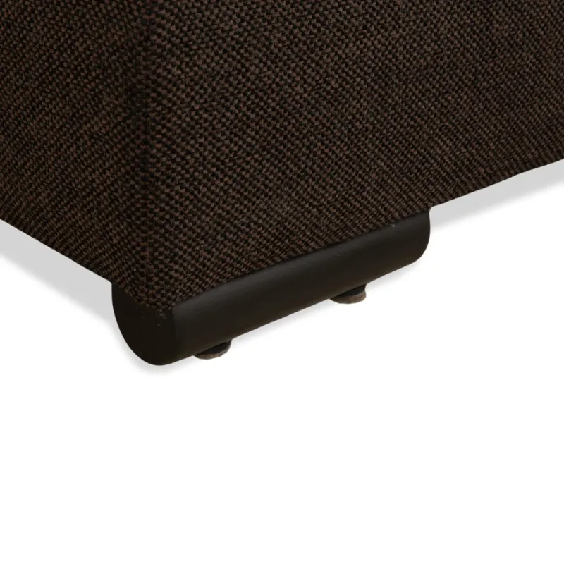 Online Pamono Loft Corner Sofa and Ottoman in Grey Brown Fabric from Ewald Schillig, Set of 2