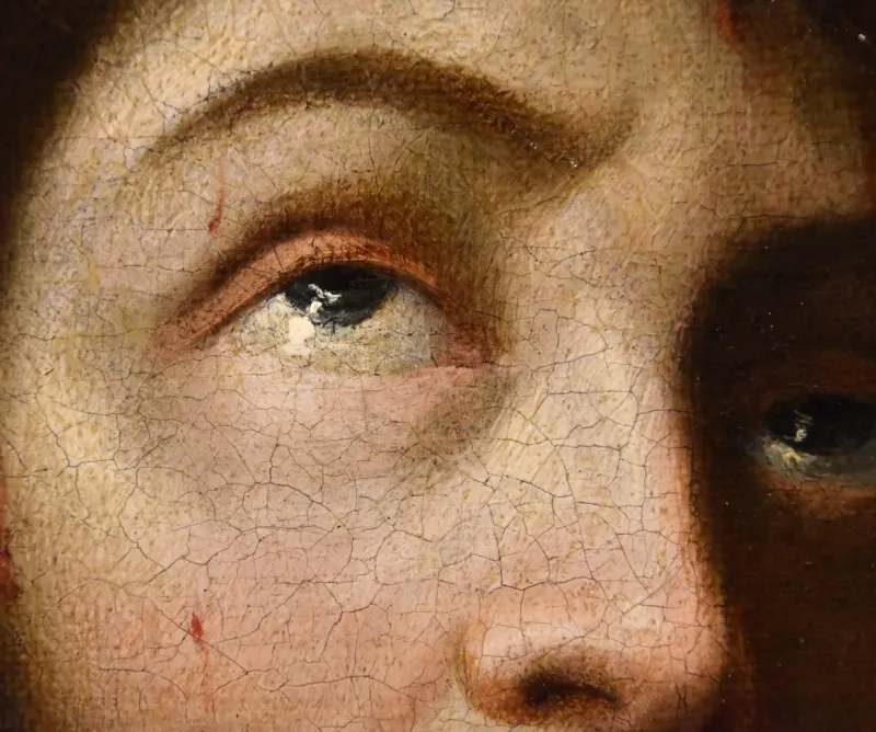 Pamono Lombard Artist, Ecce Homo, 1650, Oil on Canvas, Framed> Old Masters
