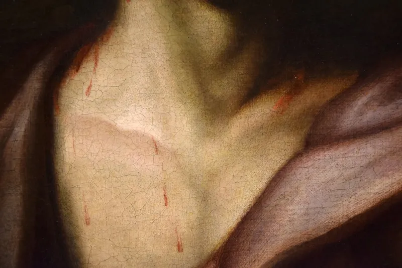 Pamono Lombard Artist, Ecce Homo, 1650, Oil on Canvas, Framed> Old Masters