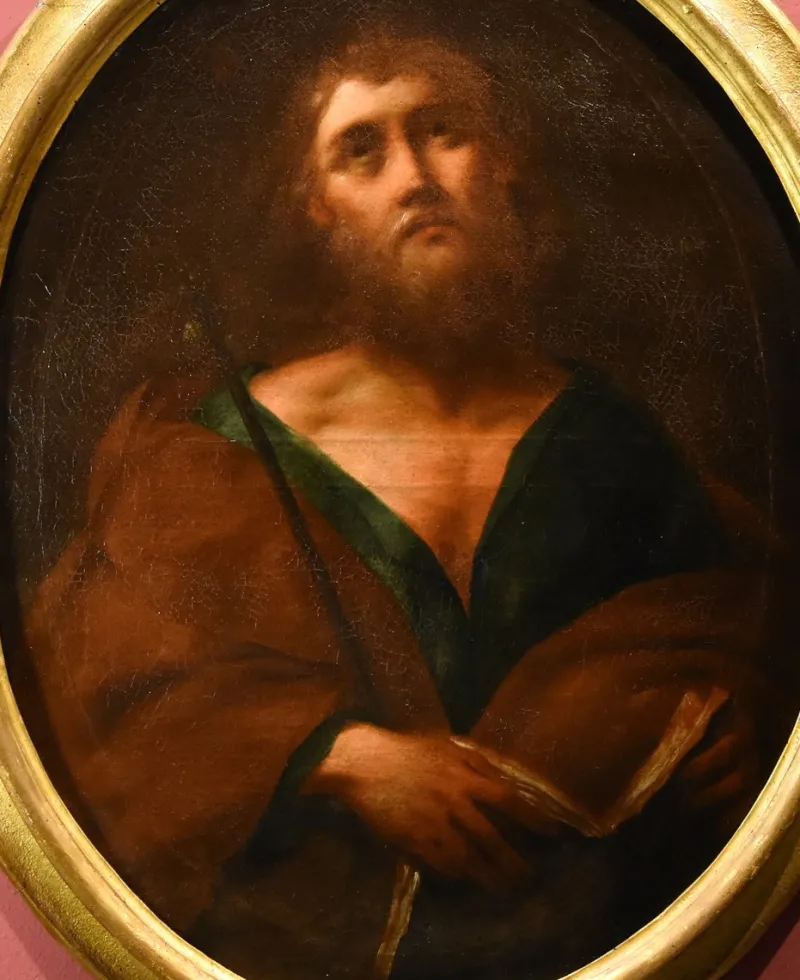 Pamono Lombard School Artist, Saint Joseph Portrait, 1690, Oil on Canvas, Framed> Old Masters|Classical