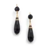 Pamono Long Black Earrings, Set of 2> Earrings