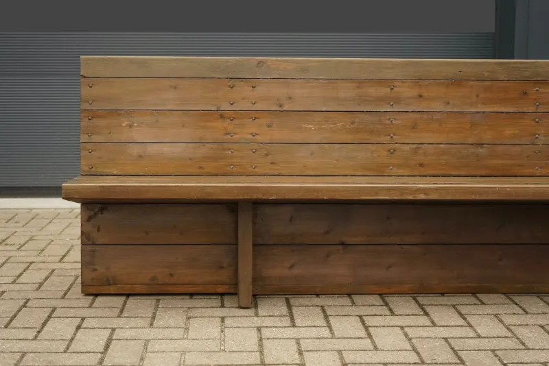 Pamono Long Church Bench by Dom Hans Van Der Laan, 1970s