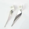 Discount Pamono Long Drop Earrings in Sterling Silver from Georg Jensen, Set of 2