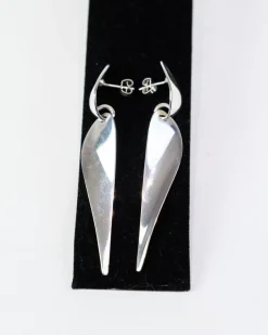 Discount Pamono Long Drop Earrings in Sterling Silver from Georg Jensen, Set of 2