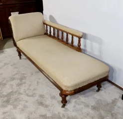 Pamono Long Victorian Mahogany Chaise Lounge, England, 19th Century> Daybeds & Chaises Lounges