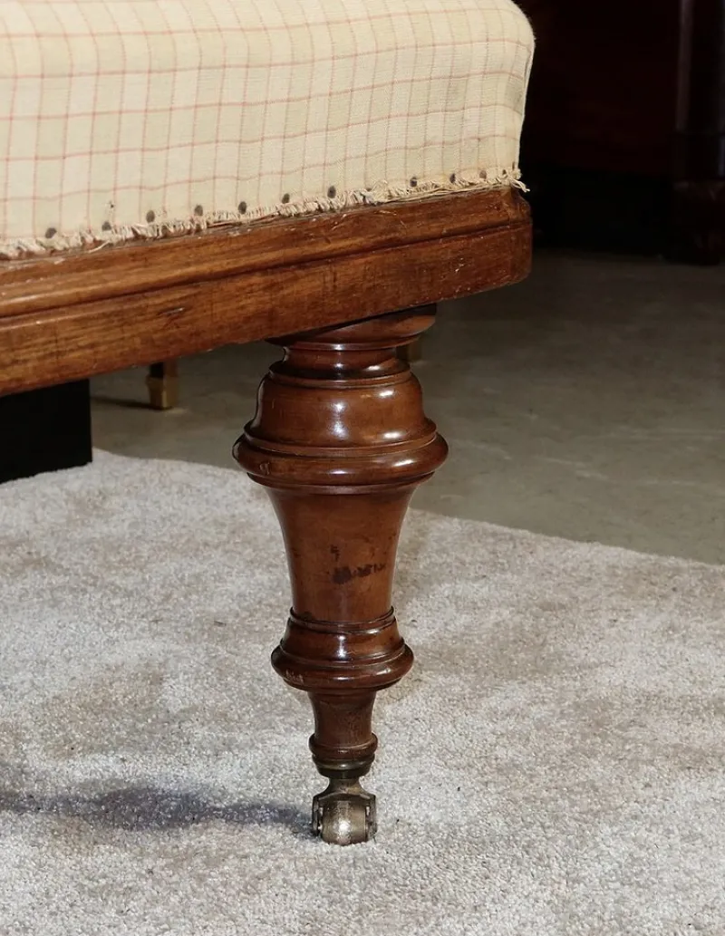 Pamono Long Victorian Mahogany Chaise Lounge, England, 19th Century> Daybeds & Chaises Lounges