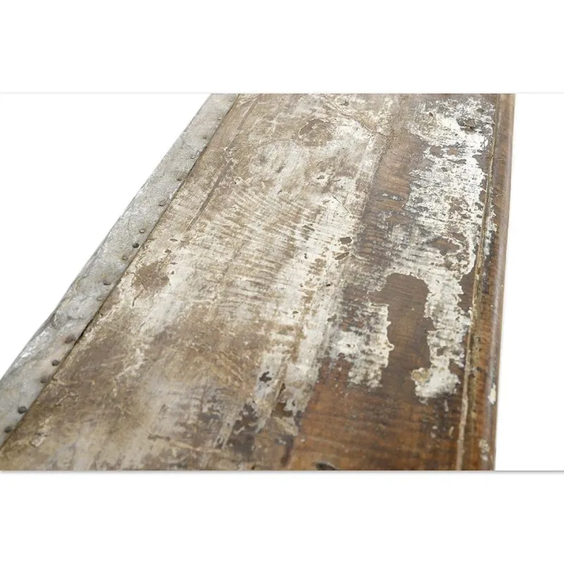 Pamono Long Wall Showcase to Hang in Wood and Zinc> Daybeds & Chaises Lounges