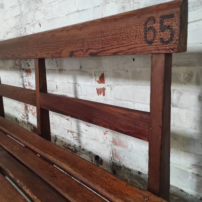 Pamono Long Wooden Church Bench> Benches