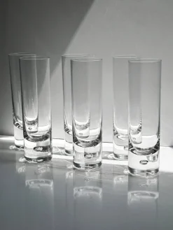 Pamono Longdrink Glasses by Sergio Asti for Arnolfo di Cambio, Italy, 1970s, Set of 6> Glassware