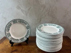 Pamono Longwy Iron Land Service, 1890, Set of 60><noscript><img width=