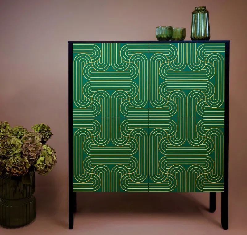 Pamono Loop Cabinet with Four Doors by Nell Beale> Storage