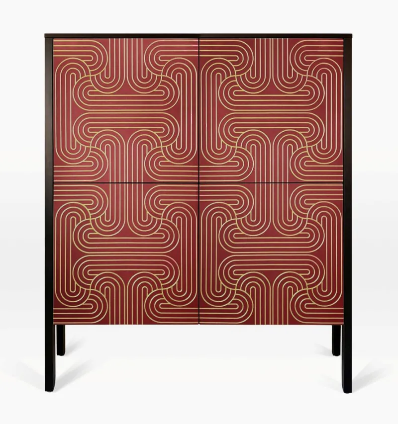 Pamono Loop Cabinet with Four Doors by Nell Beale> Storage