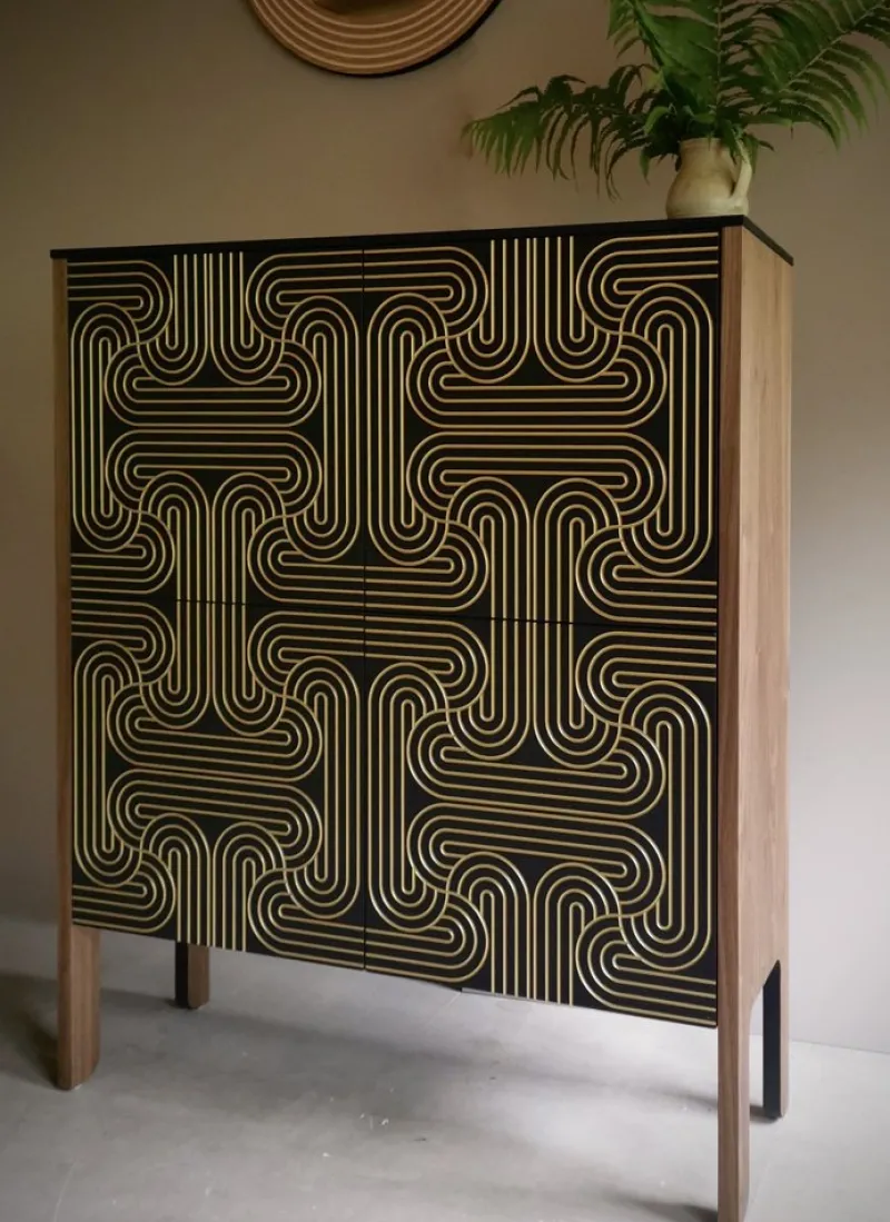 Pamono Loop Cabinet with Four Doors by Nell Beale> Storage