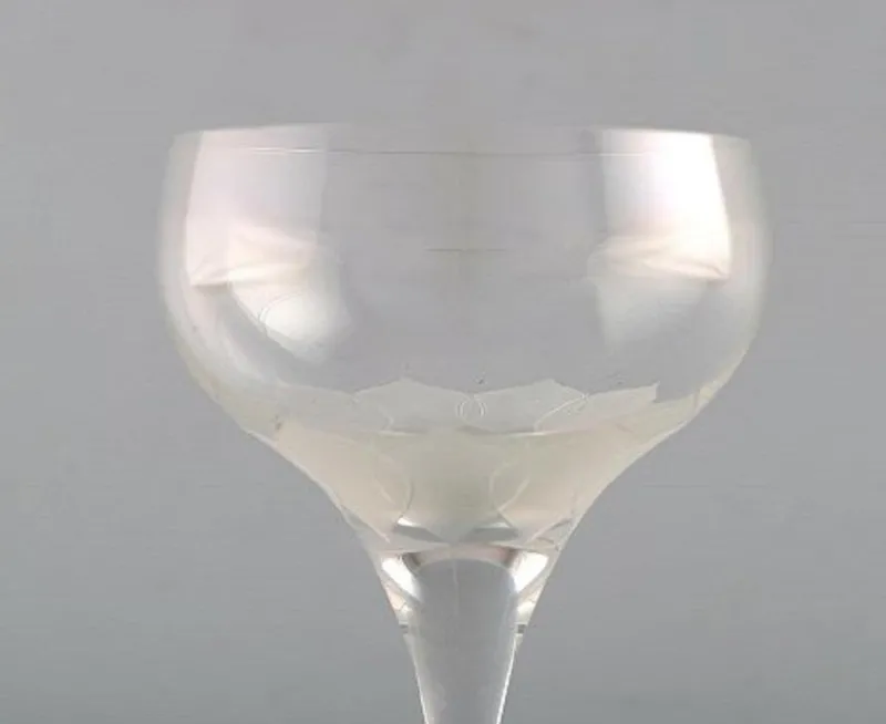 Pamono Lotus Glasses by Bjorn Wiinblad for Rosenthal, 1980s, Set of 4> Glassware