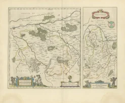 Online Pamono Loudun and Mirebeau Map by Blaeu