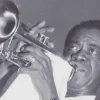 Pamono Louis Armstrong in Concert, 1955, Original Vintage Photograph> Photography