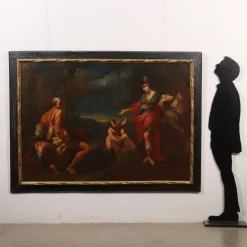 New Pamono Louis Dorigny, Figures, Oil on Canvas, 17th-18th Century, Framed