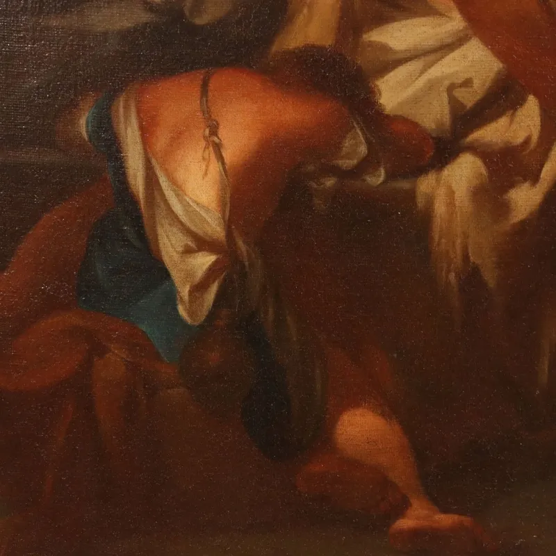New Pamono Louis Dorigny, Figures, Oil on Canvas, 17th-18th Century, Framed