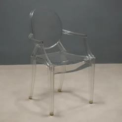 Pamono Louis Ghost Chair attributed to Philippe Starck for Castelli / Anonima Castelli> Side Chairs & Dining Chairs