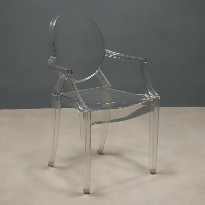 Pamono Louis Ghost Chair attributed to Philippe Starck for Castelli / Anonima Castelli> Side Chairs & Dining Chairs