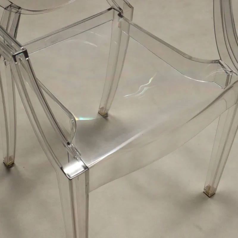 Pamono Louis Ghost Chair attributed to Philippe Starck for Castelli / Anonima Castelli> Side Chairs & Dining Chairs
