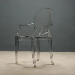 Pamono Louis Ghost Chair attributed to Philippe Starck for Castelli / Anonima Castelli><noscript><img width=