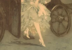 Outlet Pamono Louis Icart, Arrival, 1920s, Etching on Paper