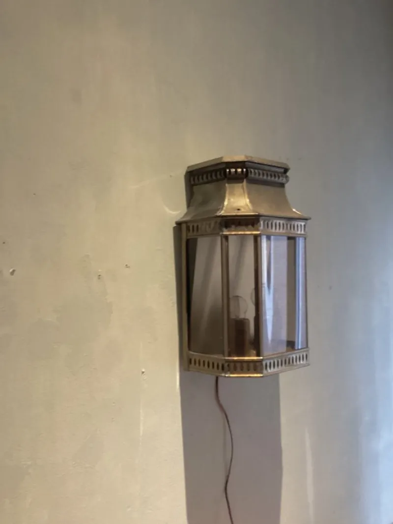 Pamono Louis Philipe II Garden Wall Lamp from Roger Pladier> Garden Lighting