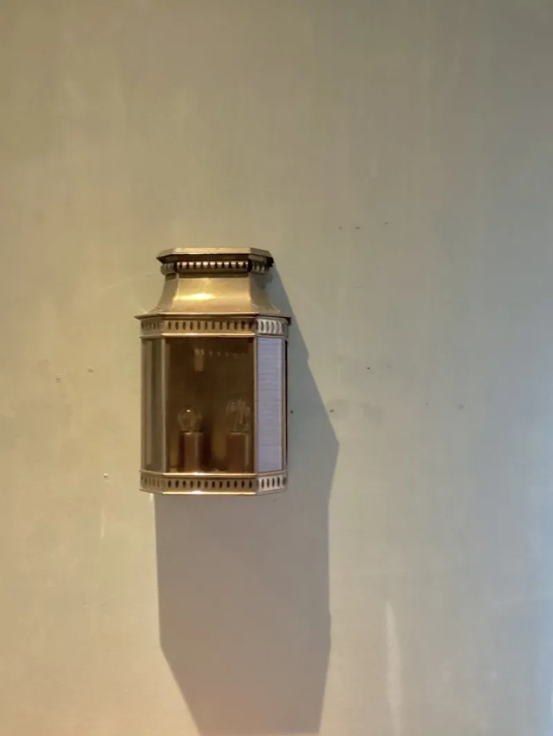 Pamono Louis Philipe II Garden Wall Lamp from Roger Pladier> Garden Lighting