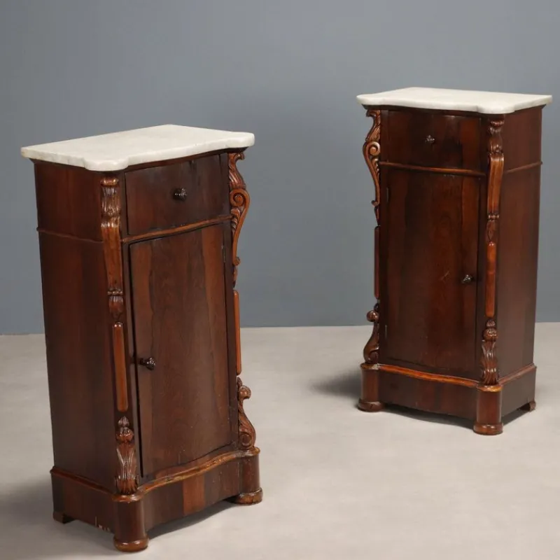 Sale Pamono Louis Philippe Bedside Tables, Set of 2