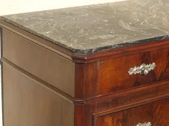 Outlet Pamono Louis Philippe Chest of Drawers in Walnut and Burl Walnut from Befos