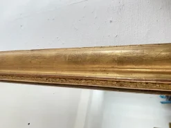 Pamono Louis Philippe Gold Leaf Gilded Wood Wall Mirror, 19th Century><noscript><img width=