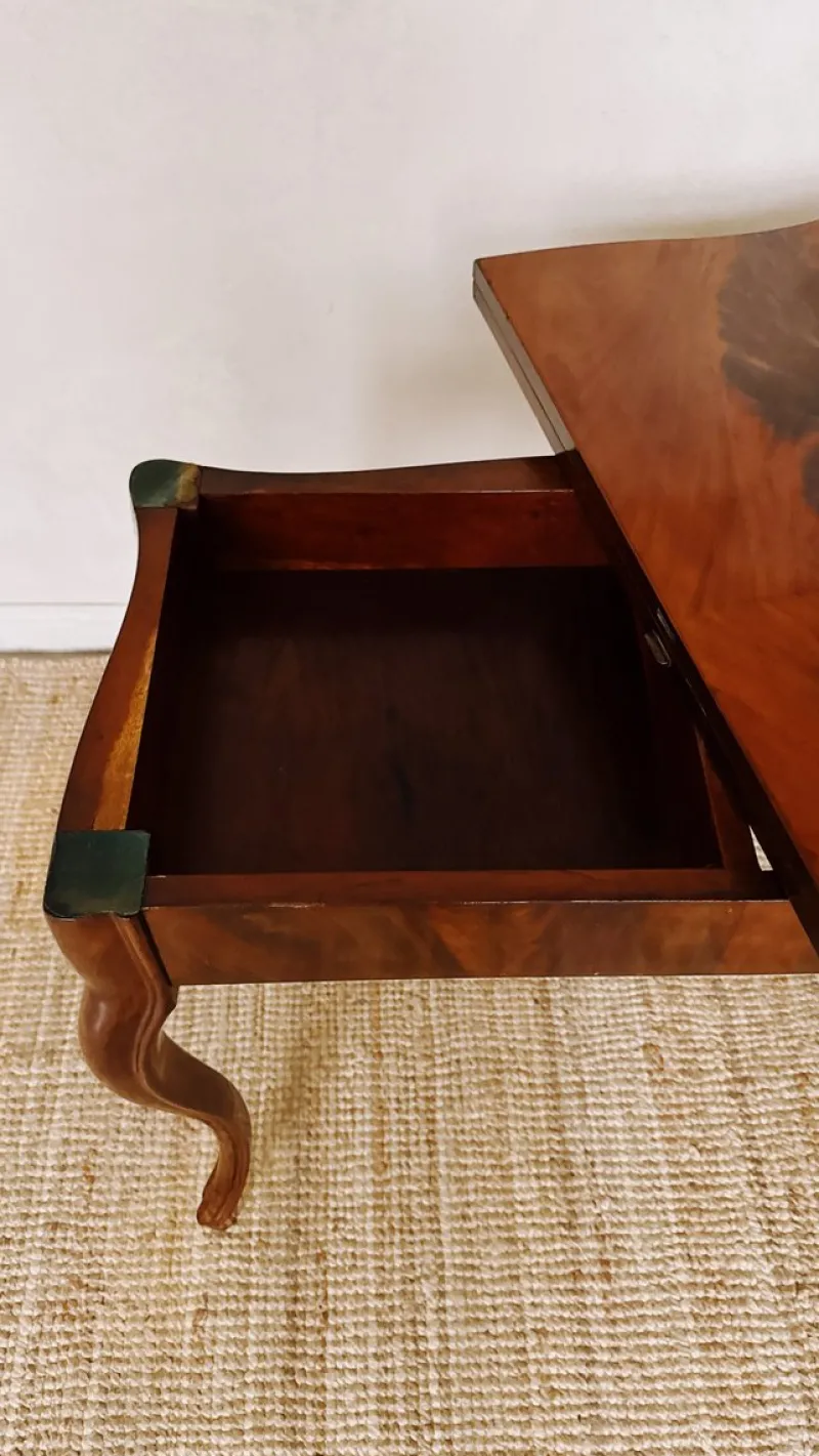 Pamono Louis Philippe Mahogany Game Table> Game Tables
