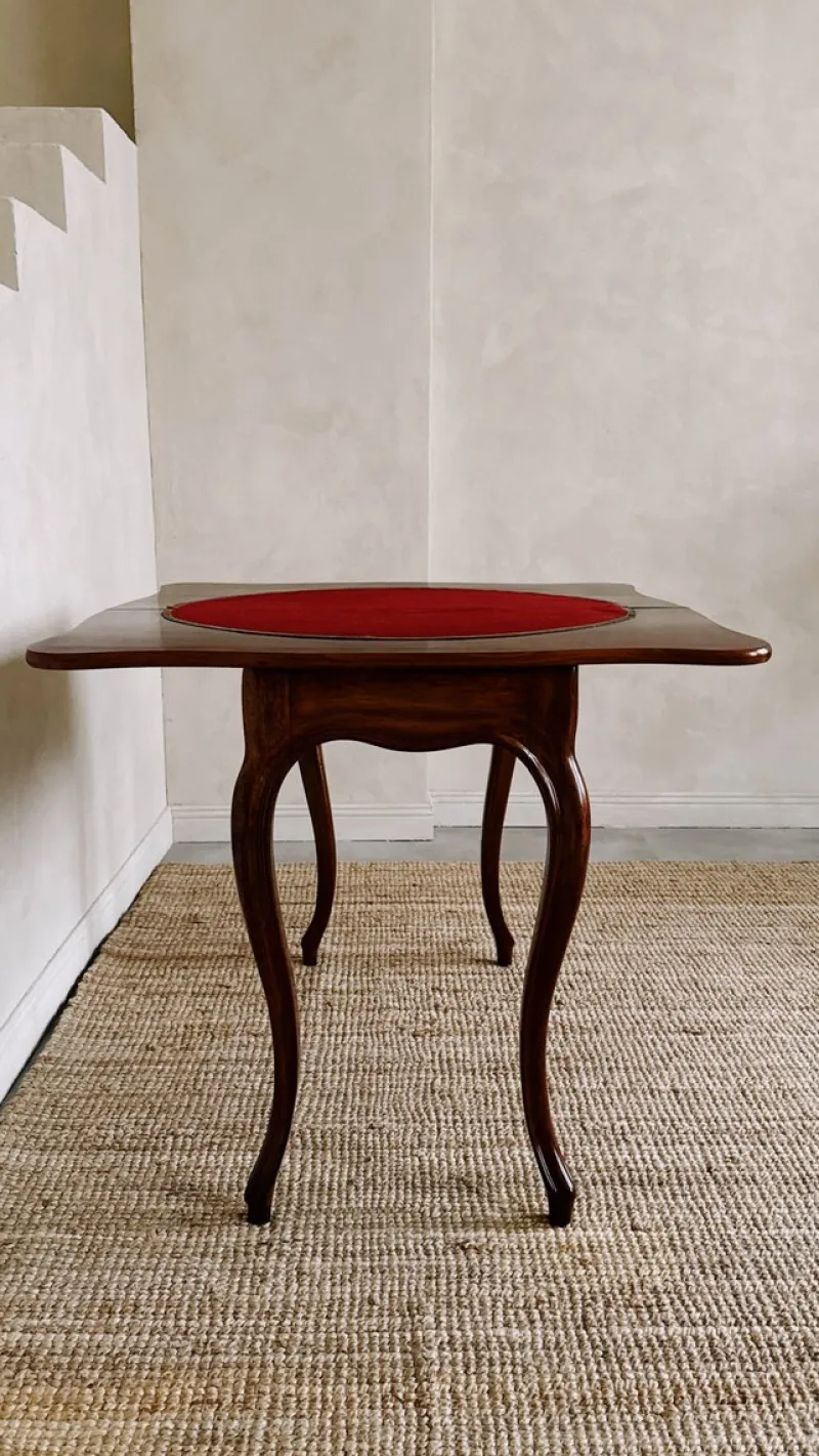 Pamono Louis Philippe Mahogany Game Table> Game Tables