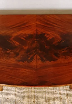 Pamono Louis Philippe Mahogany Game Table><noscript><img width=