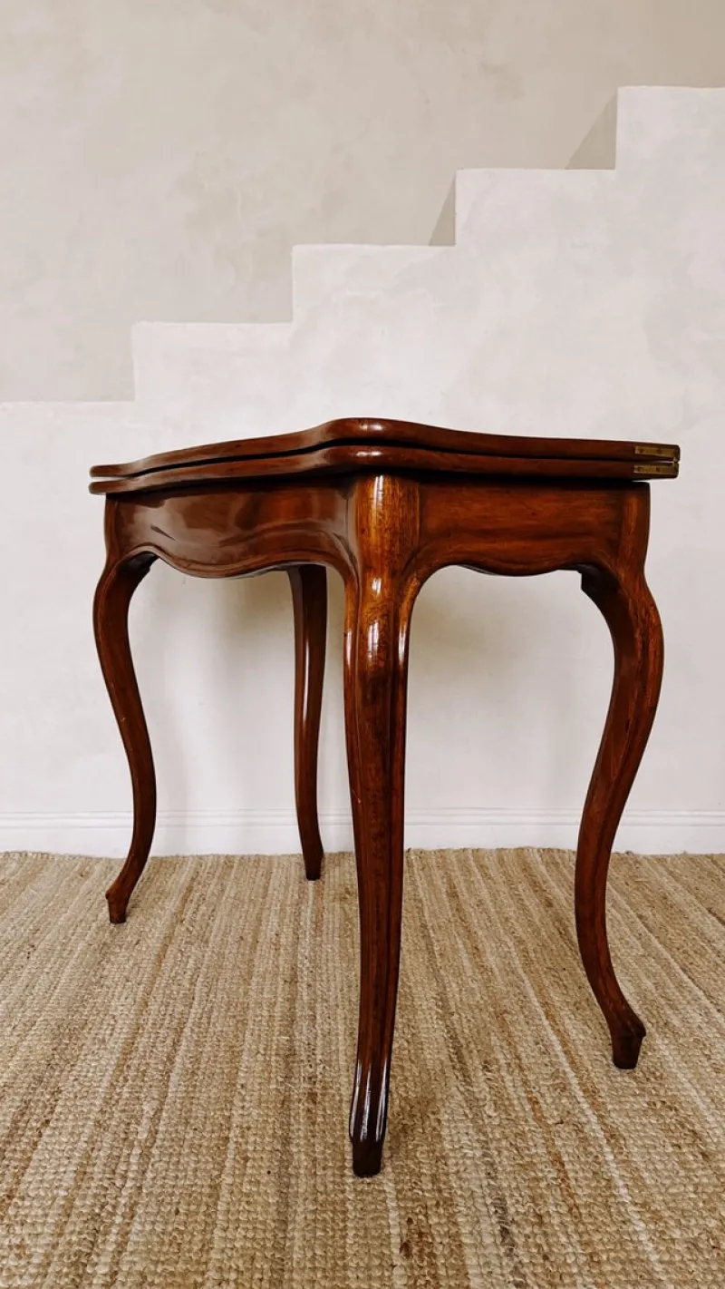 Pamono Louis Philippe Mahogany Game Table> Game Tables