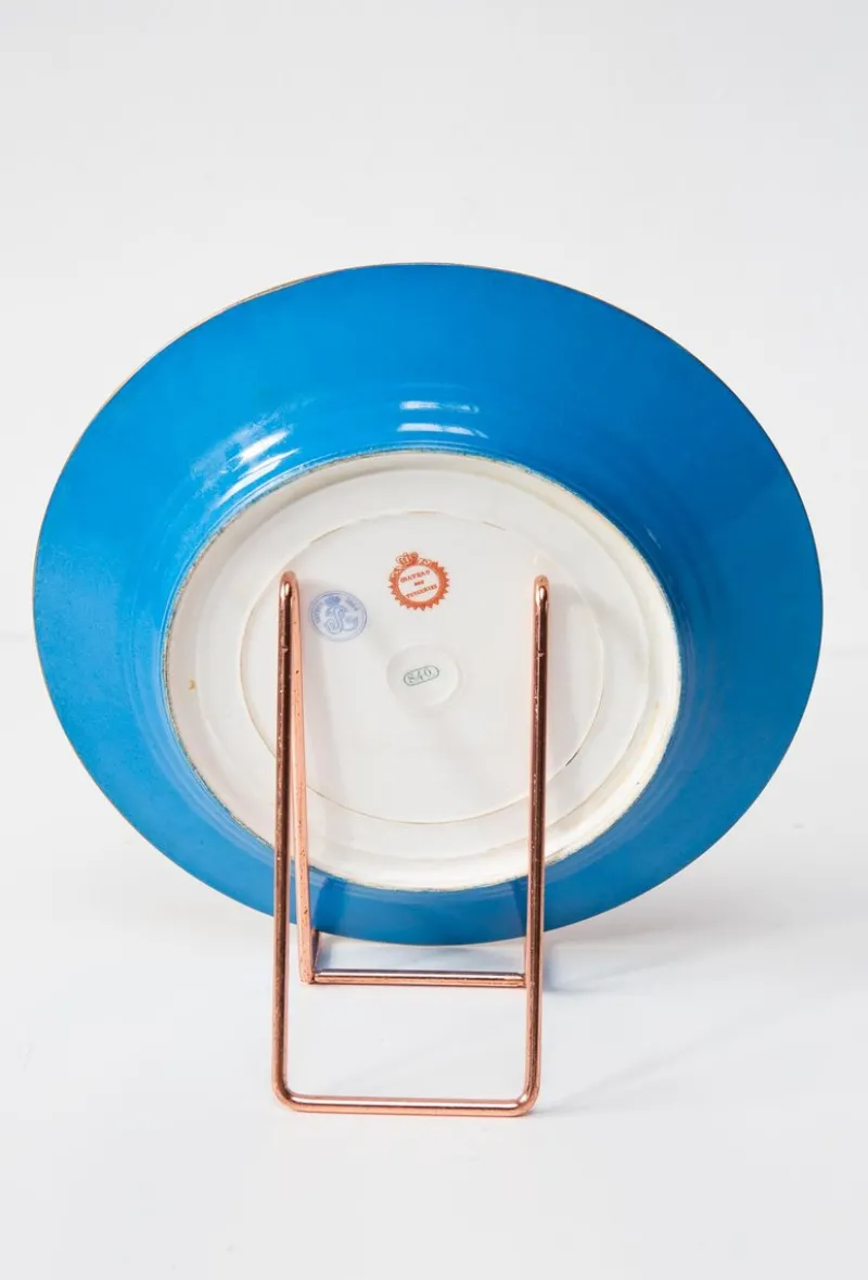 Pamono Louis Philippe Plate by Sèvres Château Des Tuileries, 1840s> Dinner Plates & Bowls