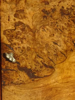Pamono Louis Philippe Walnut and Burl Walnut Bedside Table><noscript><img width=