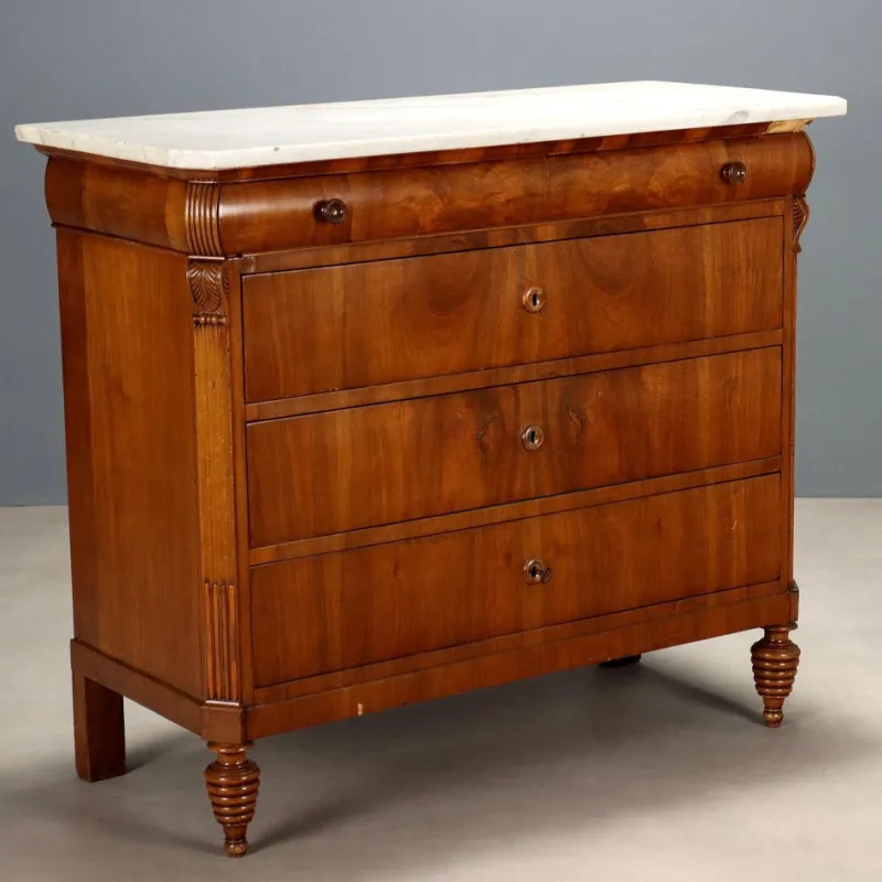 New Pamono Louis Philippe Walnut Chest of Drawers