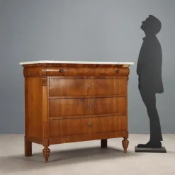 New Pamono Louis Philippe Walnut Chest of Drawers