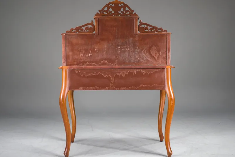 Pamono Louis Philippe Walnut Secretary Desk> Secretaires