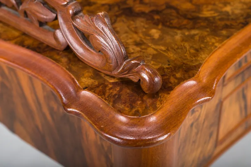 Pamono Louis Philippe Walnut Secretary Desk> Secretaires