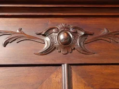 Pamono Louis Philippe Walnut Wardrobe, 1890s><noscript><img width=